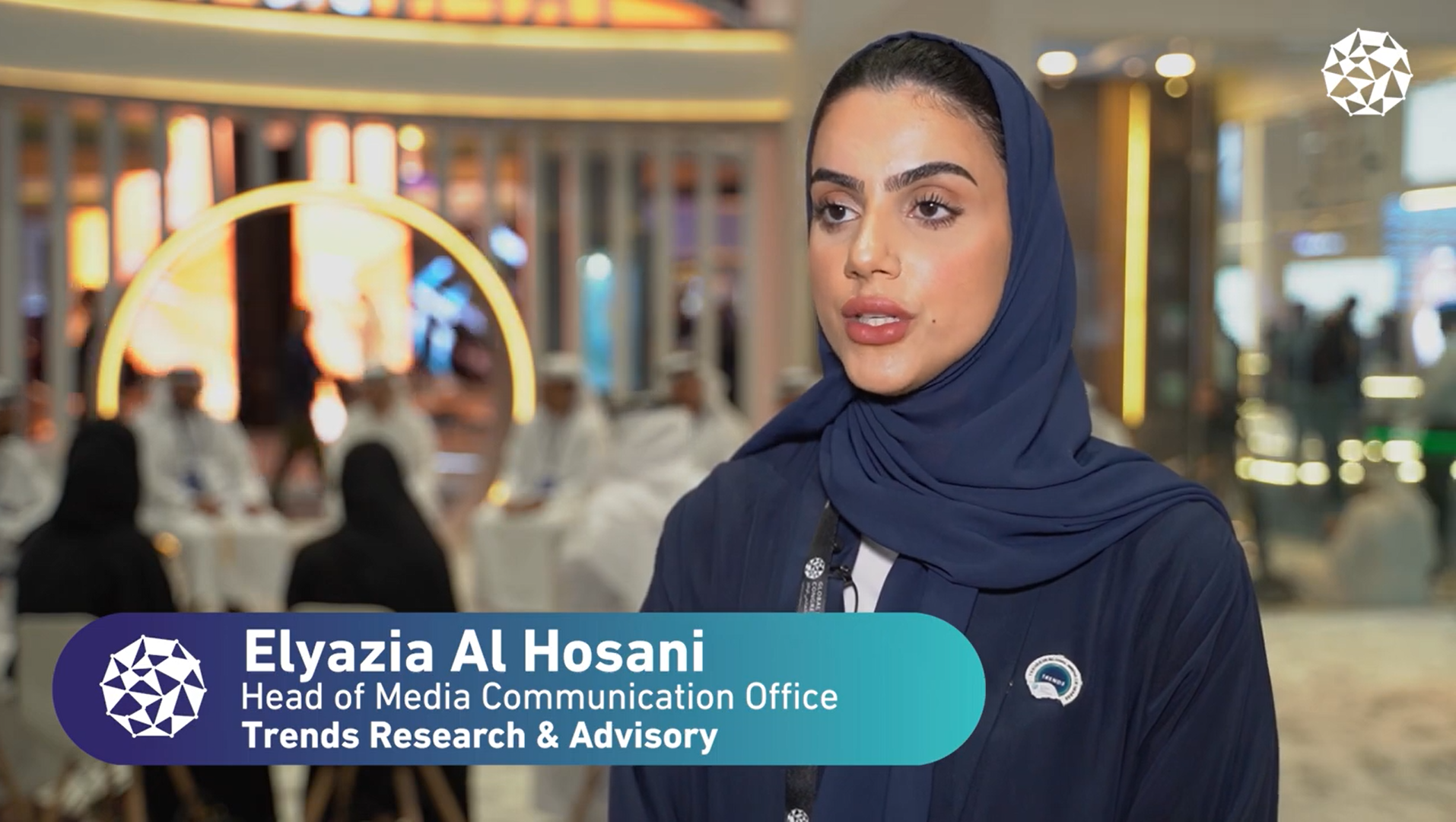 Elyazia Al Hosani, Head of Media Communication Office, Trends Research & Advisory